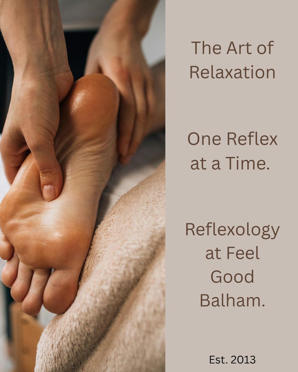 #Reflexology focusses on certain areas on the feet, known as reflexes, to gently stimulate the corresponding eight systems and organs of the body This helps to create balance within the body, giving a sense of well-being and helping the body to heal itself.
