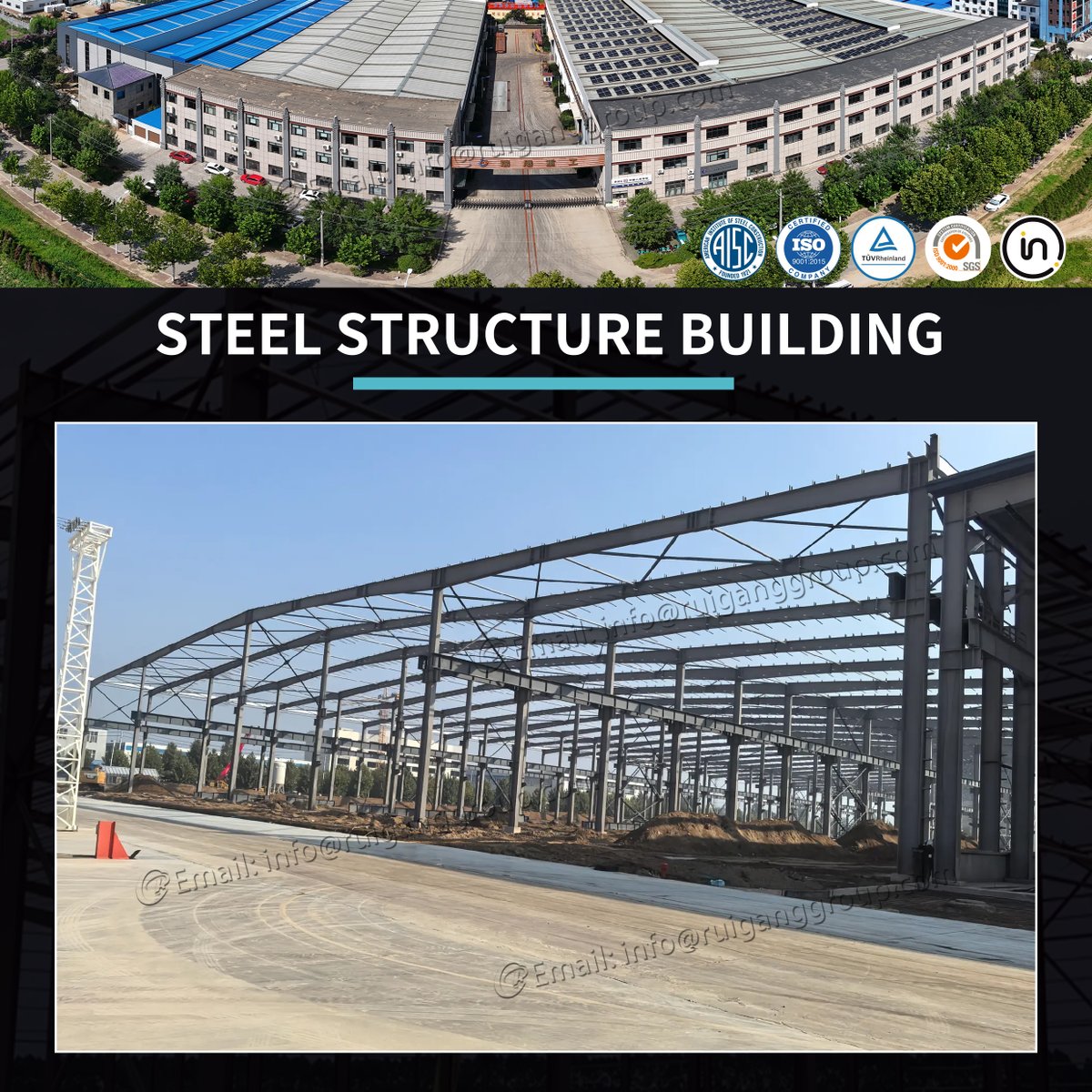 Qingdaoruigang's tweet image. 🏭Client Feedback: The steel structure building was installed quickly and with excellent quality. Very satisfied!
🎯Contact us for free quotation and design.
📞WhatsApp：wa.me/8615376767917
📧 info@ruiganggroup.com
#PEBbuilding #SteelStructureWarehouse #steel #SteeleSupplier