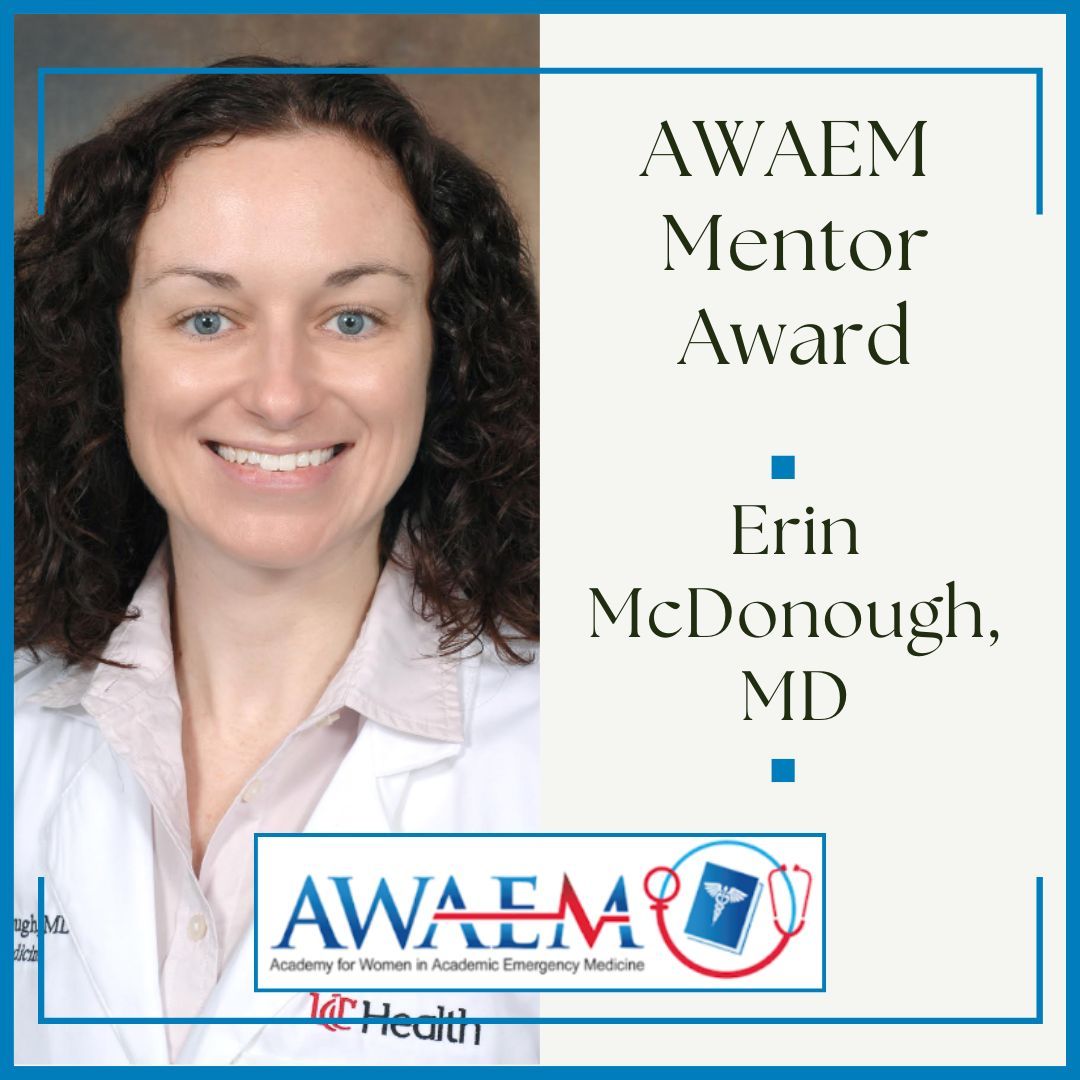 Congratulations to Dr. McDonough, the recipient of the 2025 AWAEM Mentor Award!