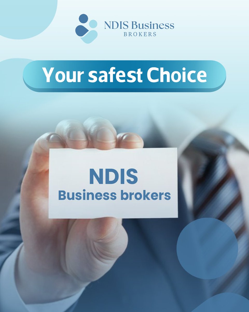 Ndisbrokers's tweet image. Don’t take chances. With expert guidance, industry knowledge, and full confidentiality, we help you make informed, secure decisions every step of the way.

Ready to get started? Discover more about NDIS Business Brokers 

ndisbusinessbrokers.com.au/sell-your-ndis…

#NDISBroker #NDISHelp