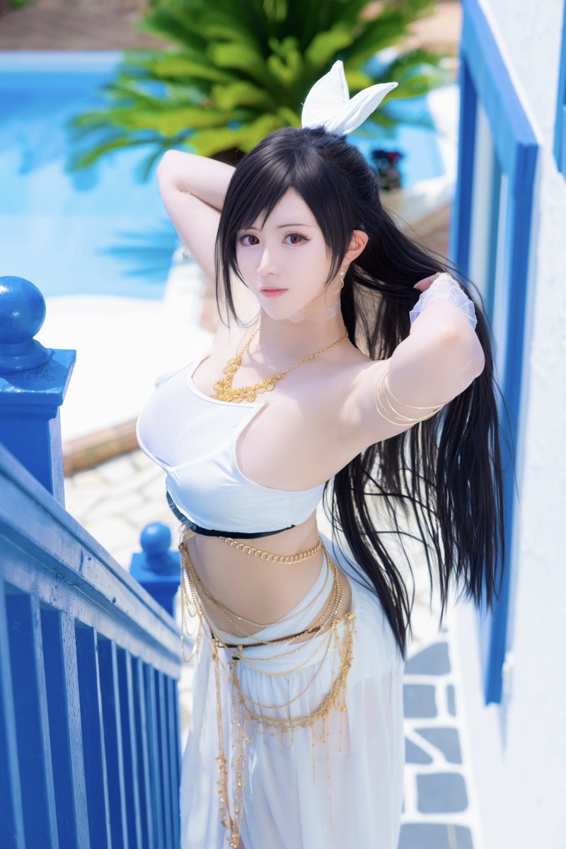 Eche_Gluck's tweet image. ⚠︎ コスプレ ⚠︎

 FINAL FANTASY Ⅶ EVER CRISIS
　 🔥パッションマーメイド🧜‍♀️

Tifa Lockhart ✤ カド吉
photo ✤ yoshi( @dj3441 )

#SquareEnixArt
