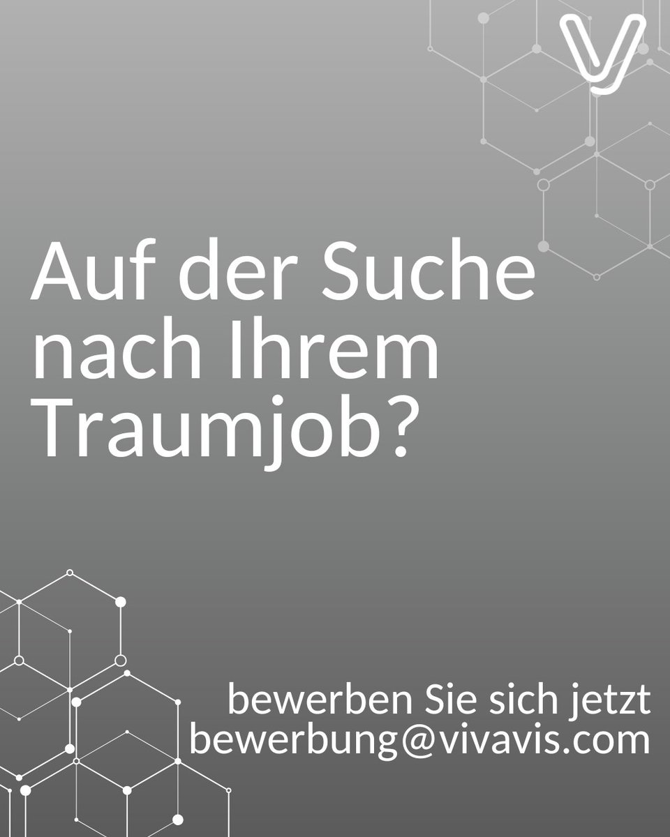Ihr Traumjob wartet! ✨
Neue Herausforderungen 💪 und Raum für Ihre Expertise bei VIVAVIS.
👉 karriere.vivavis.com/go/Stellenmark…
#Traumjob #VIVAVIS #JetztBewerben #NeueHerausforderungen