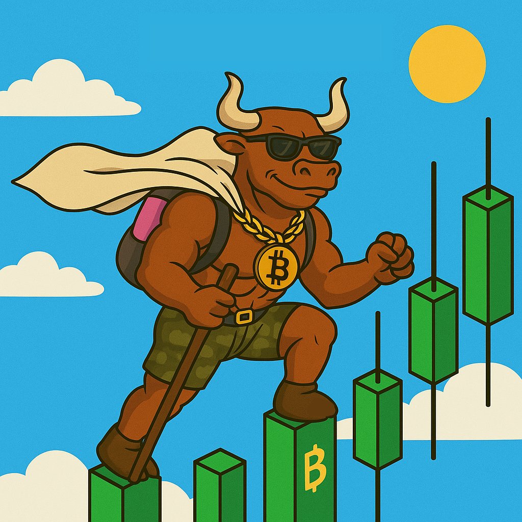 BTCBULL_TOKEN's tweet image. Hold tight, bulls. 🐂

When Bitcoin hits $150K, BTCBULL airdrop goes live.

Step by step. Candle by candle. 🎯