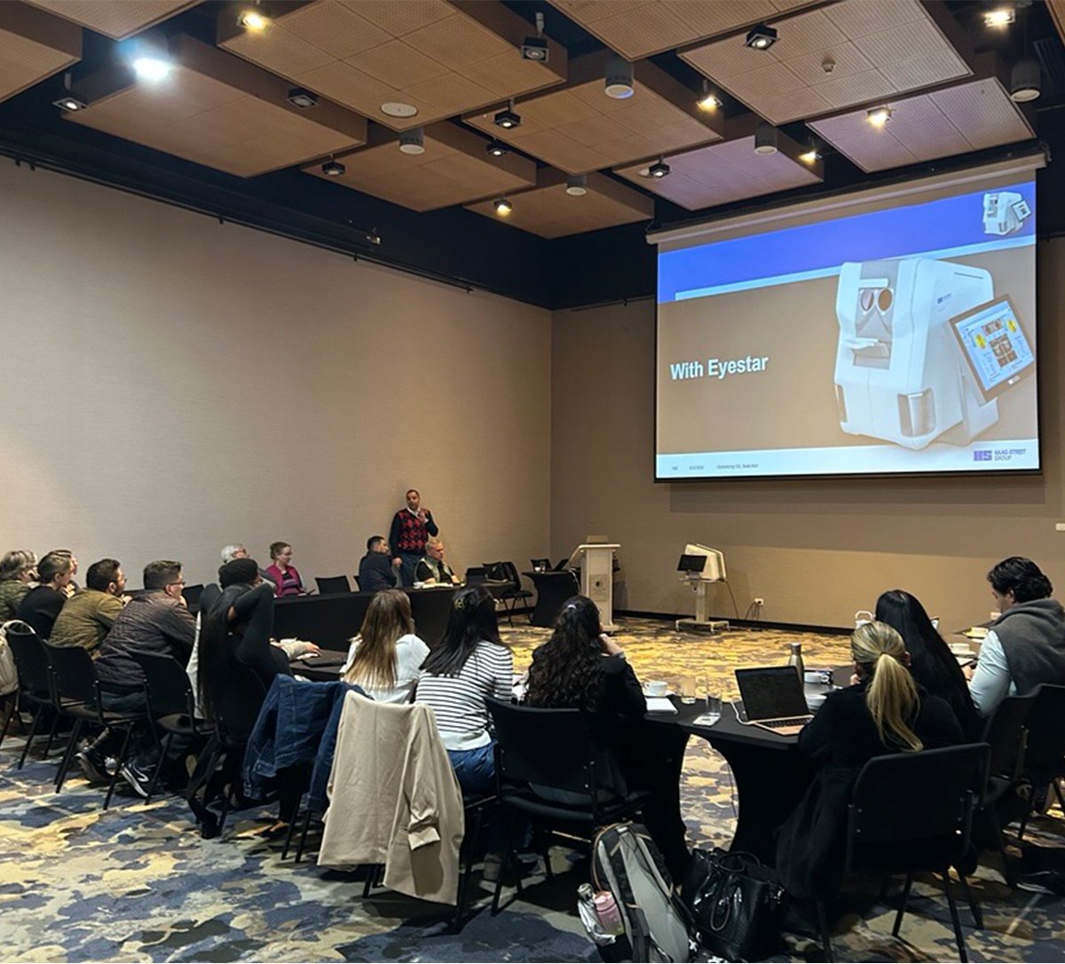 The HS team has just returned from Colombia, where together with our valued partners, Retina, we participated at the #PAAO 2025, May 30 – June 2. Enthusiastic delegates enjoyed first-hand demos of our swept-source OCT: the Eyestar 900.

ow.ly/G9QG50W3sEw

#haagstreit