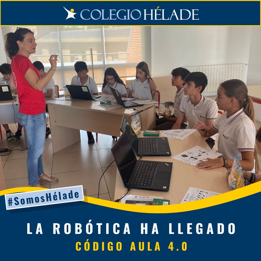 🤖 Gracias a Raquel, formadora de Código Aula 4.0, por guiarnos en un taller donde nuestros alumnos construyeron un molino con robótica. ¡Una experiencia llena de creatividad, tecnología y aprendizaje activo! ⚙️🌬️ #SomosHélade