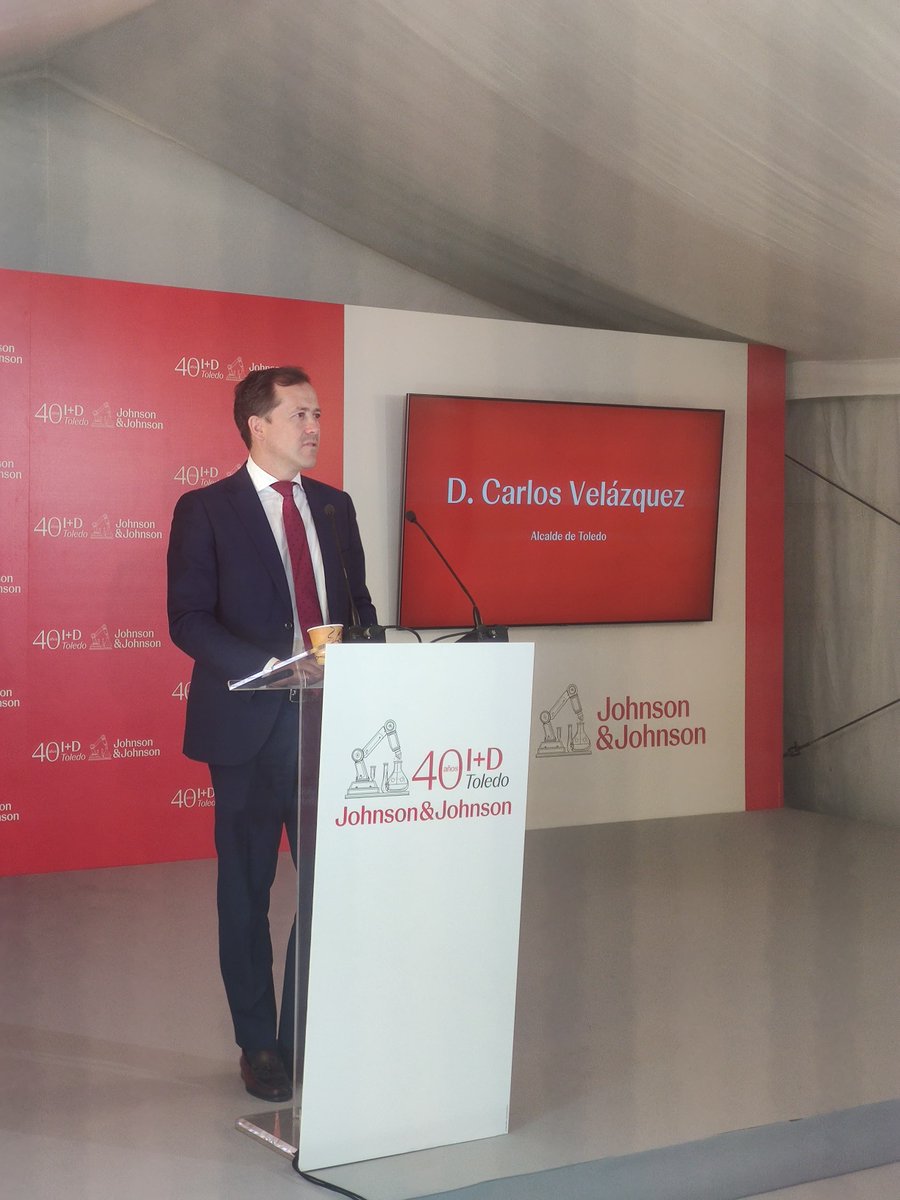 J&J Innovative Medicine España (@jnjinnovmedes) on Twitter photo El alcalde Carlos Velázquez (<a href="/cvelazquezromo/">Carlos Velázquez</a>) subraya el valor que este centro aporta a la ciudad y al ecosistema científico español. Toledo ya no solo es historia: es también futuro e innovación.
#JJ40Toledo
innovativemedicine.jnj.com/spain/sobre-no… El alcalde Carlos Velázquez (<a href="/cvelazquezromo/">Carlos Velázquez</a>) subraya el valor que este centro aporta a la ciudad y al ecosistema científico español. Toledo ya no solo es historia: es también futuro e innovación.
#JJ40Toledo
innovativemedicine.jnj.com/spain/sobre-no…
