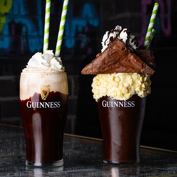 Black Tap Burgers in Soho is currently selling Guinness milkshakes. Thoughts?😂
