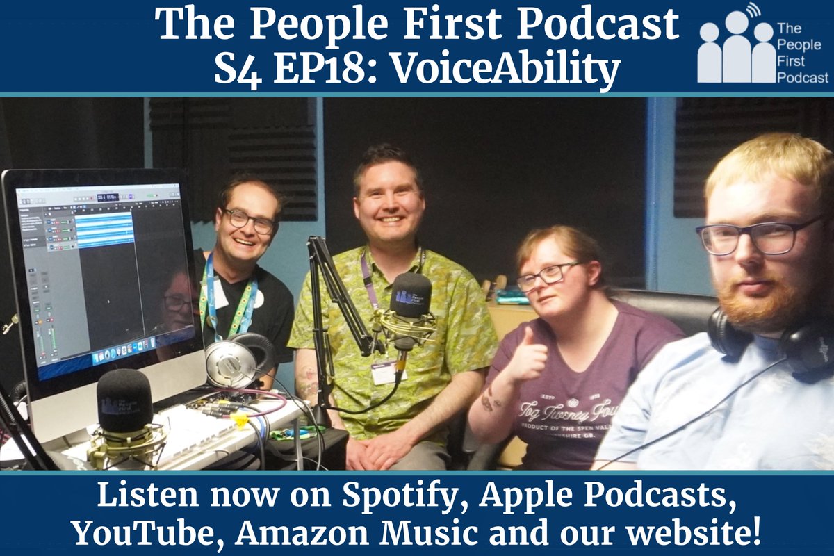 ‼️<a href="/PfkcR/">People First Keighley & Craven</a> Podcast S4 EP18‼️

This week we spoke to Trevor, the team leader at  <a href="/VoiceAbility/">VoiceAbility</a>!
We learned about the ways they support people with learning disabled and why self-advocacy groups are so important! We hope you enjoy the show.

LISTEN NOW!➡️ podfollow.com/the-people-fir…