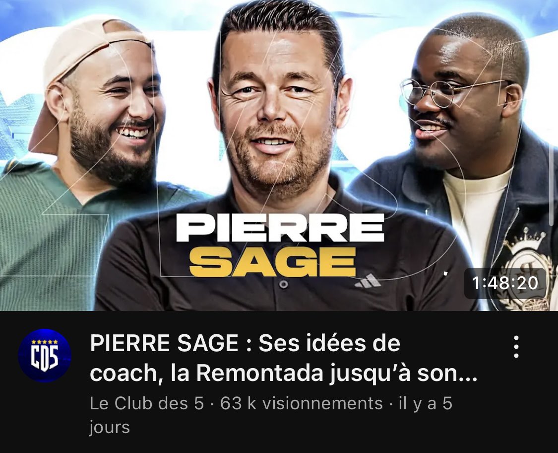 Merci pour les retours de dingue 
On me dit dans l’oreillette qu’on enchaine peut-être aujourd’hui