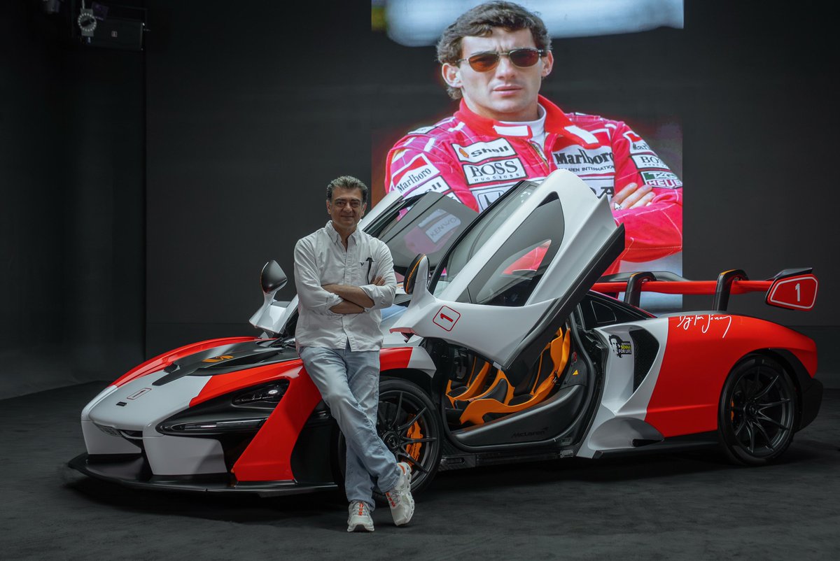 Senna brought to life with Ajith Kumar bringing the Mc Laren Senna home!