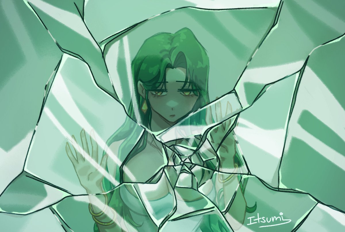 Emerald 

The lady trapped on the other side

#VgenChallenge #draw #smallartist