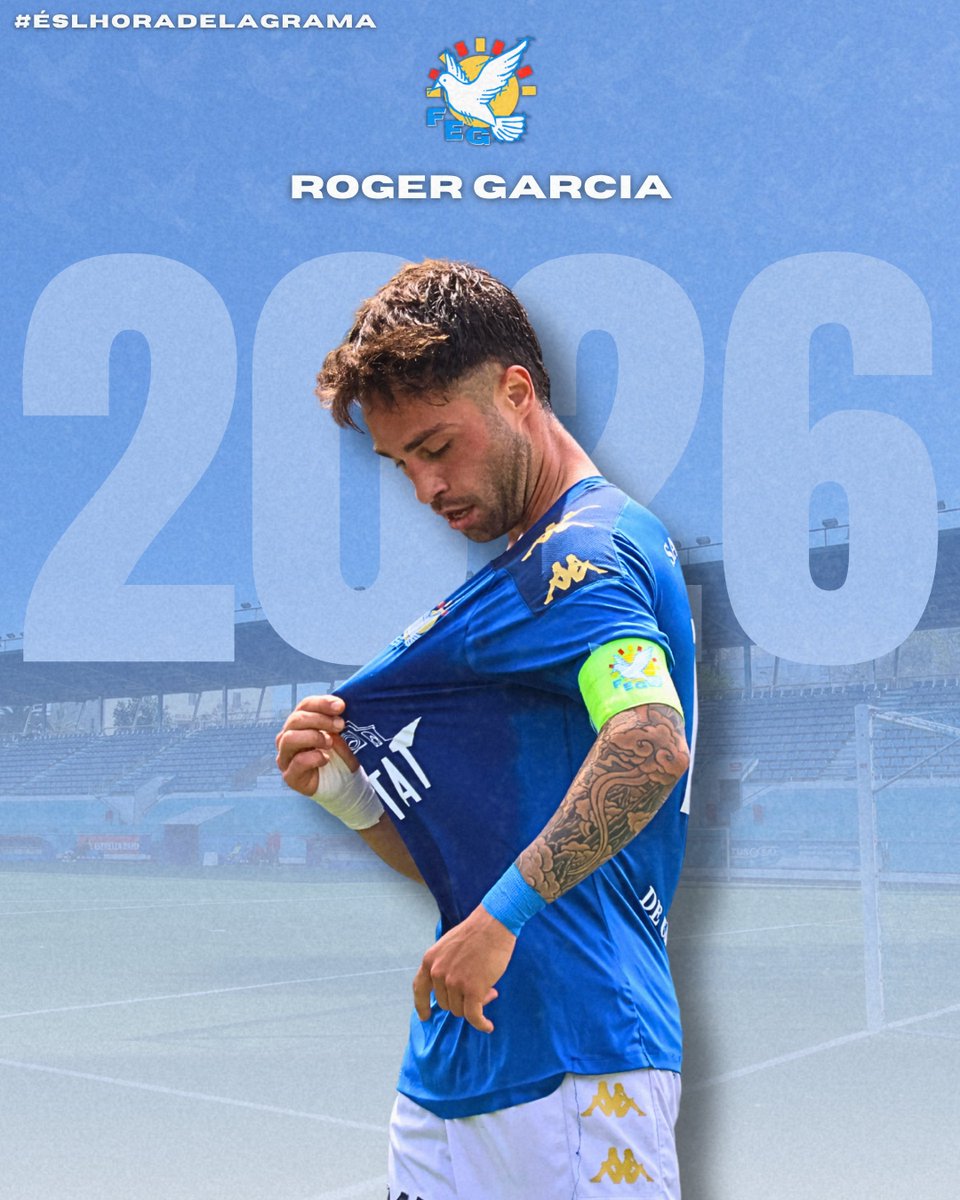 Fundació Esportiva Grama (@fundaciograma) on Twitter photo 🫡 Roger García, 𝗥𝗘𝗡𝗢𝗩𝗔𝗧!
🔵 El capità complirà la seva setena temporada defensant els colors de la <a href="/FundacioGrama/">Fundació Esportiva Grama</a>.
💪 Lideratge, compromís i pur #ADNGrama.
👊 Seguim caminant junts, <a href="/Roger14Garcia/">Roger Garcia 🎗</a>!
💙 #ÉsLHoraDeLaGrama 🫡 Roger García, 𝗥𝗘𝗡𝗢𝗩𝗔𝗧!
🔵 El capità complirà la seva setena temporada defensant els colors de la <a href="/FundacioGrama/">Fundació Esportiva Grama</a>.
💪 Lideratge, compromís i pur #ADNGrama.
👊 Seguim caminant junts, <a href="/Roger14Garcia/">Roger Garcia 🎗</a>!
💙 #ÉsLHoraDeLaGrama