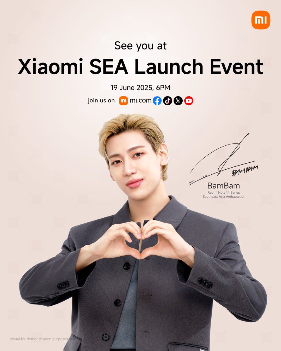 ว้ายยยย งานใหม่มาแล้วววววว #RedmiNote14SeriesxBamBam