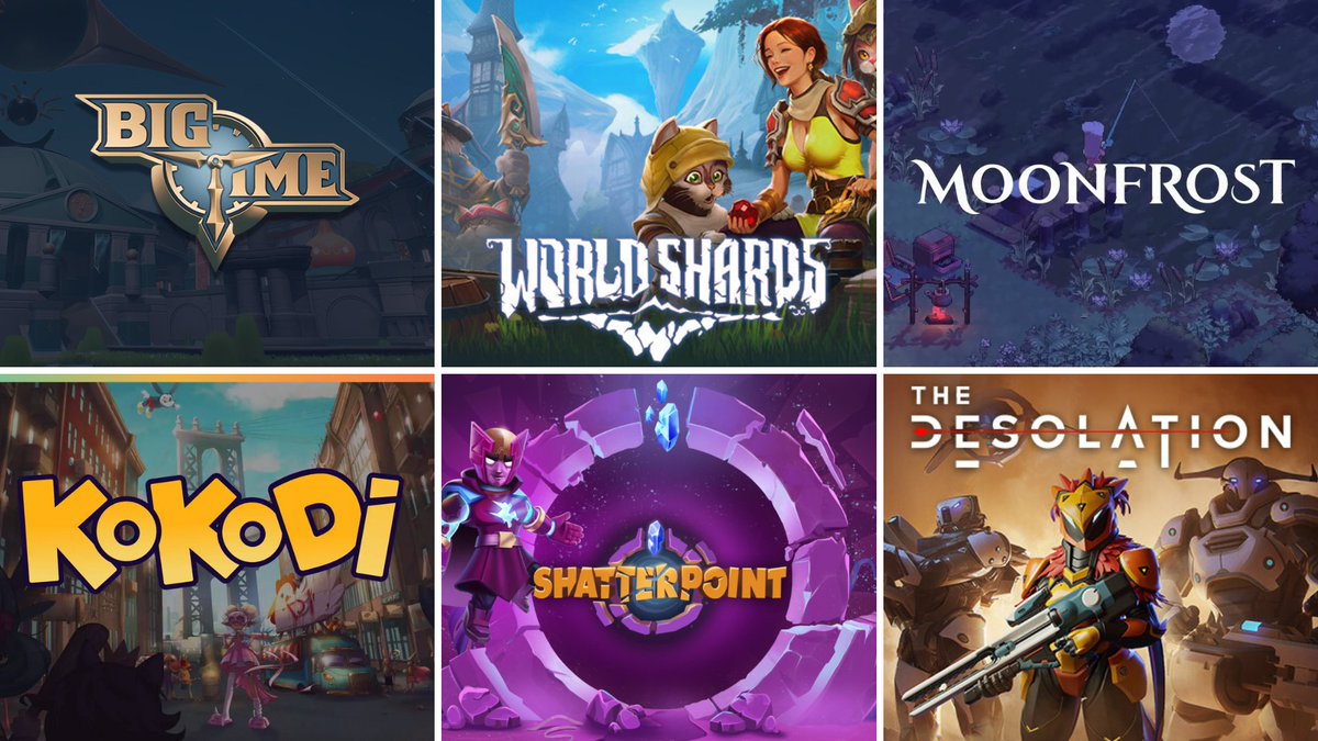 Gamefinity ๐ฎ (@gamefinity_cm) on Twitter photo ๐ฎThe Web3 Gaming era is about to explode on <a href="/OpenLoot/">Open Loot</a> .
These are the must watch titles, all with upcoming TGE plans:
1. <a href="/WorldShardsGame/">WorldShards | Wishlist on Steam</a>
2. <a href="/MoonfrostGame/">Moonfrost</a>
3. <a href="/kokodigame/">KOKODI Games</a>
4. <a href="/Shatterpointgg/">Shatterpoint</a>
5. <a href="/Play_Desolation/">The Desolation | Wishlist on Steam</a>
GameFi TGE season is here. ๐ฅ
๐+โค๏ธ=โจ ๐ฎThe Web3 Gaming era is about to explode on <a href="/OpenLoot/">Open Loot</a> .
These are the must watch titles, all with upcoming TGE plans:
1. <a href="/WorldShardsGame/">WorldShards | Wishlist on Steam</a>
2. <a href="/MoonfrostGame/">Moonfrost</a>
3. <a href="/kokodigame/">KOKODI Games</a>
4. <a href="/Shatterpointgg/">Shatterpoint</a>
5. <a href="/Play_Desolation/">The Desolation | Wishlist on Steam</a>
GameFi TGE season is here. ๐ฅ
๐+โค๏ธ=โจ