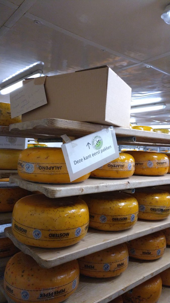 Bestelling wordt vrijdag opgehaald.