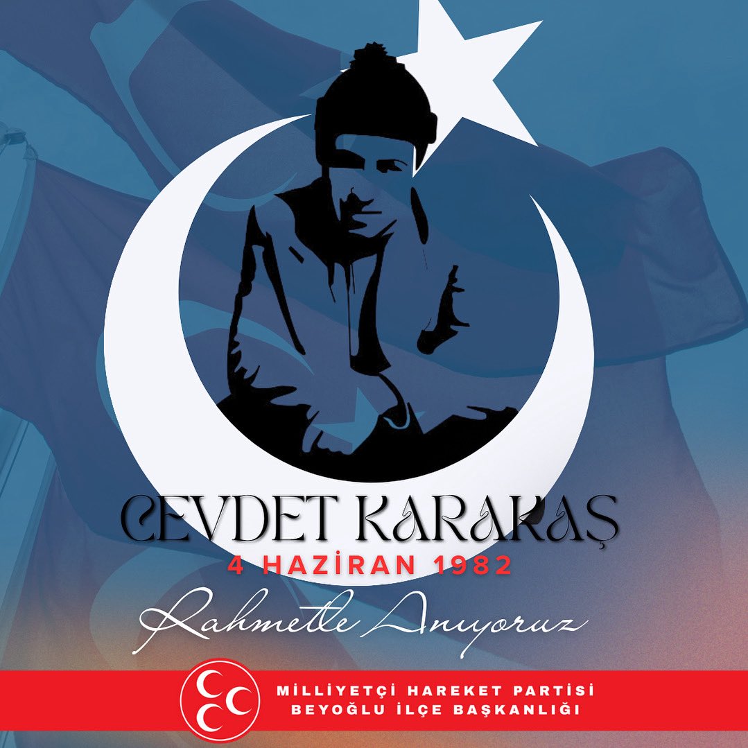 21 yaşında idam sehpasında şehadete yürüyen Ülkücü Şehidimiz #CevdetKarakaş’ı şehadetinin sene-i devriyesinde rahmet ve minnetle anıyoruz.Ruhu şad, mekanı cennet olsun.