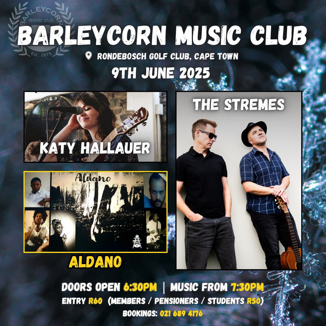 The Stremes (@thestremes) on Twitter photo We’ll be doing a set of our original songs on Monday 9 June at the <a href="/BarleycornMusic/">Barleycorn MusicClub</a> will be great to see you...
#theStremes #thestremeslive #BarleycornMusicClub #capetownlivemusic <a href="/CPTgigs/">Cape Town Gig Guide</a> <a href="/CTthismonth/">Cape Town This Month</a> We’ll be doing a set of our original songs on Monday 9 June at the <a href="/BarleycornMusic/">Barleycorn MusicClub</a> will be great to see you...
#theStremes #thestremeslive #BarleycornMusicClub #capetownlivemusic <a href="/CPTgigs/">Cape Town Gig Guide</a> <a href="/CTthismonth/">Cape Town This Month</a>