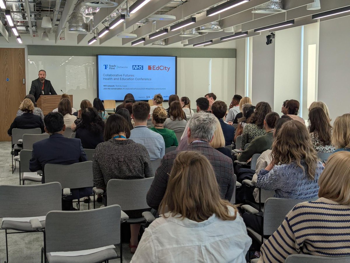 EdCity (@edcity_uk) on Twitter photo ✨Welcome to EdCity✨
It's a pleasure to host the #CollaborativeFutures2025 conference today.
We’re delighted to have speakers from <a href="/TeachFirst/">Teach First</a>, <a href="/UnitedHealthGrp/">UnitedHealth Group</a>, <a href="/Ldn_ICHP/">Imperial College Health Partners</a>, London NW Healthcare NHS Trust, <a href="/multiverse_labs/">Multiverse Labs</a>, <a href="/Place2Be/">Place2Be</a>, <a href="/ReachFND/">The Reach Foundation</a>, <a href="/WinAcadTrust/">Windsor Academy Trust</a> and <a href="/ArkSchools/">Ark Schools & Ventures</a>. ✨Welcome to EdCity✨
It's a pleasure to host the #CollaborativeFutures2025 conference today.
We’re delighted to have speakers from <a href="/TeachFirst/">Teach First</a>, <a href="/UnitedHealthGrp/">UnitedHealth Group</a>, <a href="/Ldn_ICHP/">Imperial College Health Partners</a>, London NW Healthcare NHS Trust, <a href="/multiverse_labs/">Multiverse Labs</a>, <a href="/Place2Be/">Place2Be</a>, <a href="/ReachFND/">The Reach Foundation</a>, <a href="/WinAcadTrust/">Windsor Academy Trust</a> and <a href="/ArkSchools/">Ark Schools & Ventures</a>.
