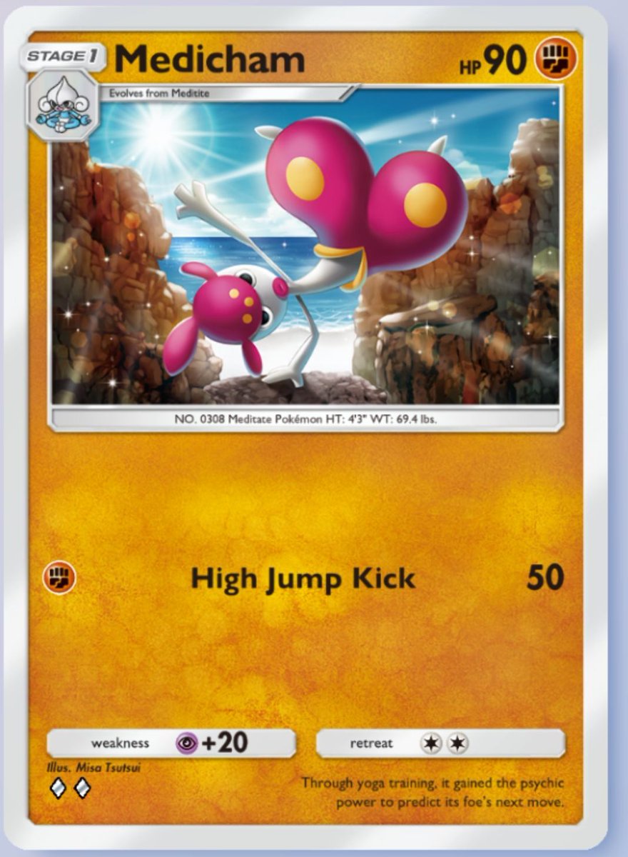 Meditation Masters! 

"Through yoga training, it gained the psychic power to predict its foe's next move"

#PokemonTCGPocket