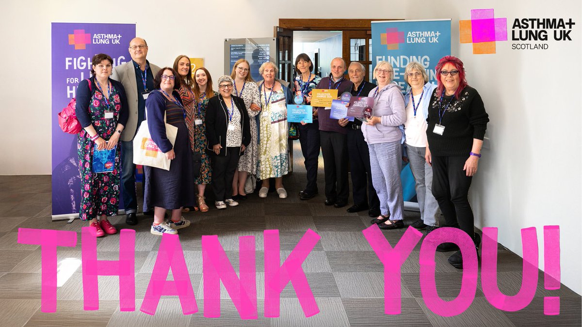 This #VolunteersWeek, we want to say a special thank you to our fantastic volunteers. They play a vital role in our mission to transform lung health across Scotland 💜

We have so many different volunteering opportunities, so visit our website to find out more: