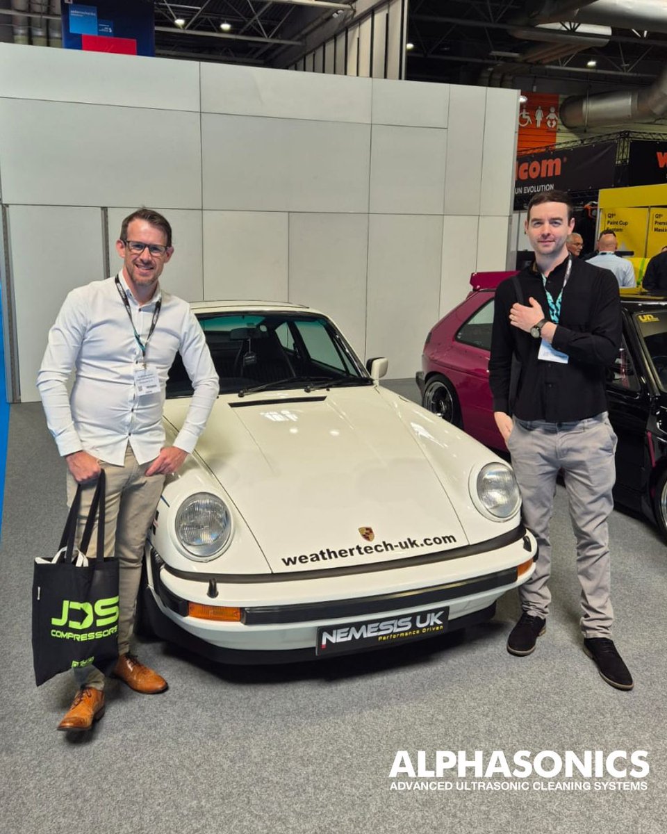 🚗 The Alphasonics UCS team visited #AutomechanikaBirmingham2025 to network, reconnect with customers &amp; explore future industry trends.

BDM Jonny Gardener: “It’s clear—come 2027, we should be exhibiting!”

Thanks to all who stopped by! 👋
#UltrasonicCleaning #AutoTech