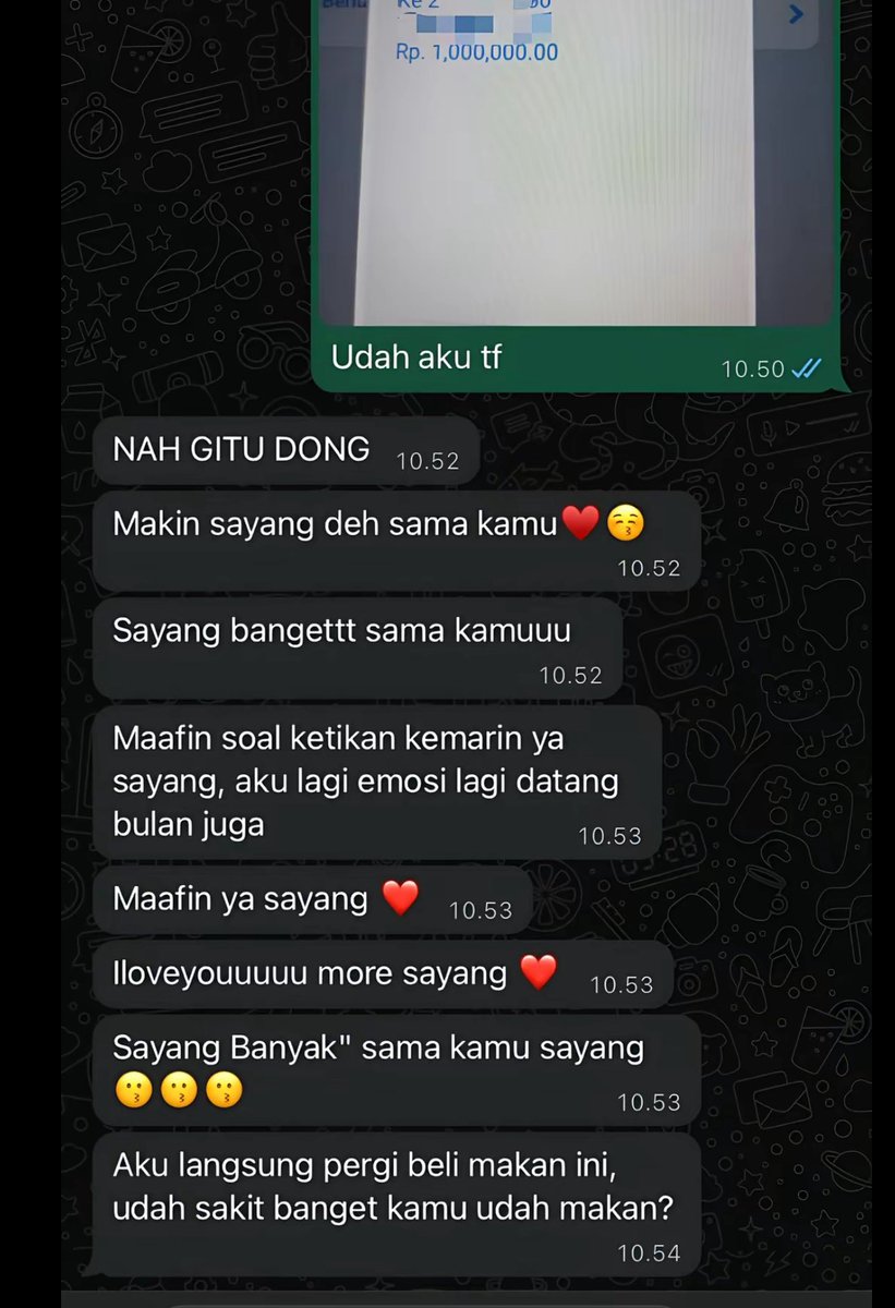 putus sama pacar gegara selalu MINTA TRANSFERIN UANG kalo ga dikasih suka ngatain MOKONDO 🙃

wdyt?