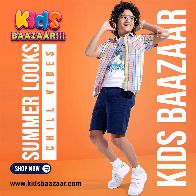 🛍️ Fresh fits for sunny days!
From beachy prints to breezy shirts, your kid deserves the best summer vibes!

#summerready #kidslookbook #stylishlittleones #kidsstyleguide #chickids #kidsbazaarmagic #kidsbaazaar #cuttack