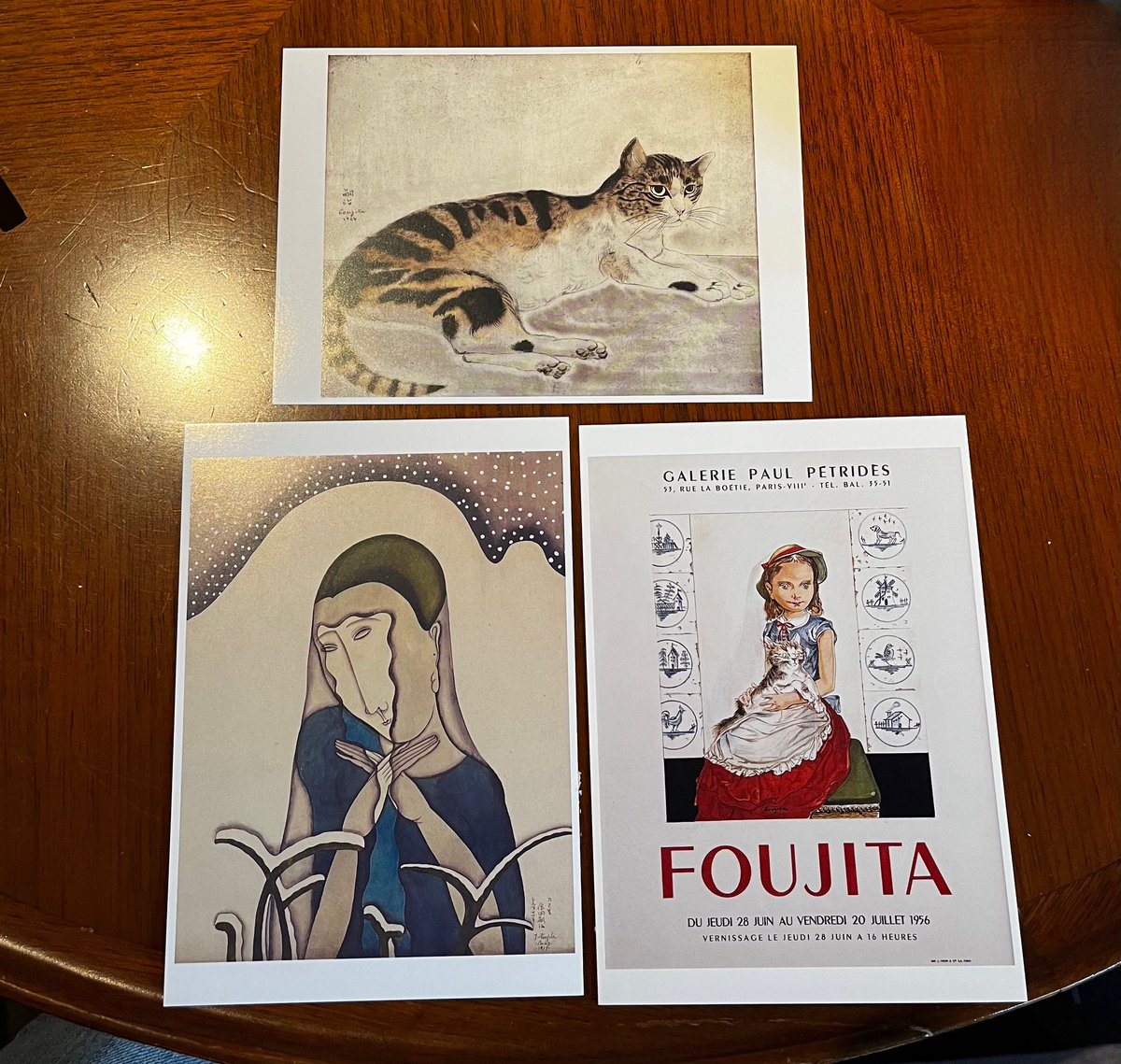 藤田嗣治展に行ってきた
大好きな画家！夢の先の人だ🐈✨