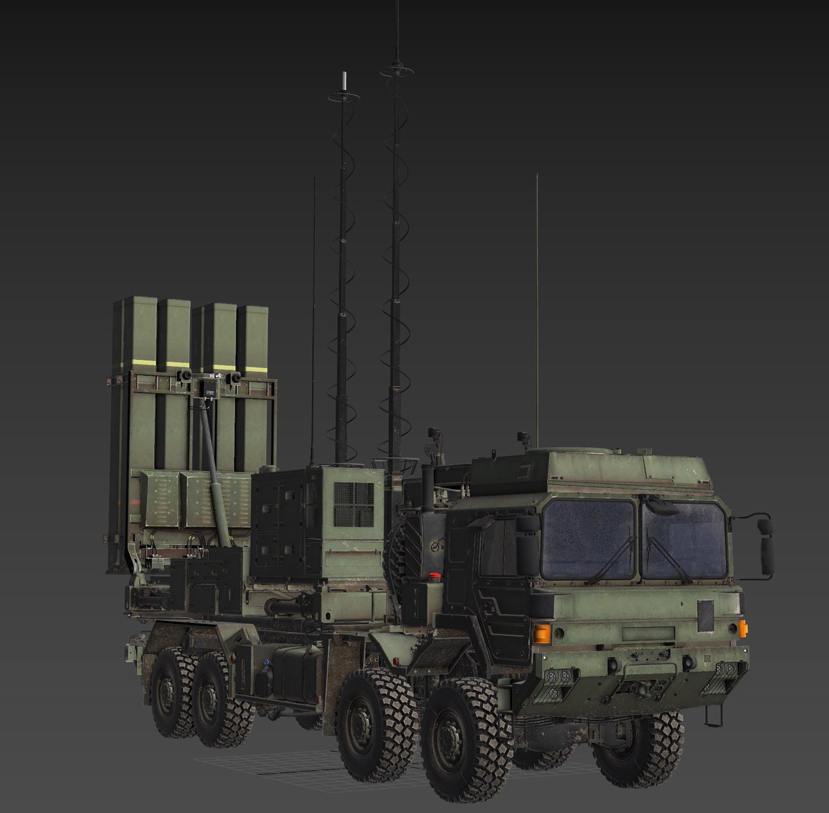 KomradeMatt's tweet image. IRIS-T SLM Battery. Something different for my ESPW faction. #Garrysmod #Gmod #espionagewars