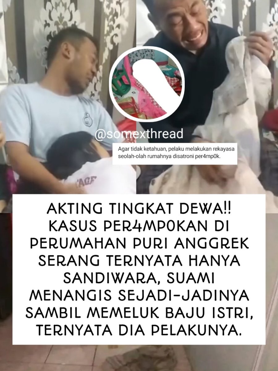 Aktingnya sih gila banget, seolah-olah dia diikat dan masuk dalam karung dengan posisi lemas dan tangan sudah kaku😱

reza rahadian kalah saing sama bapak ini😬