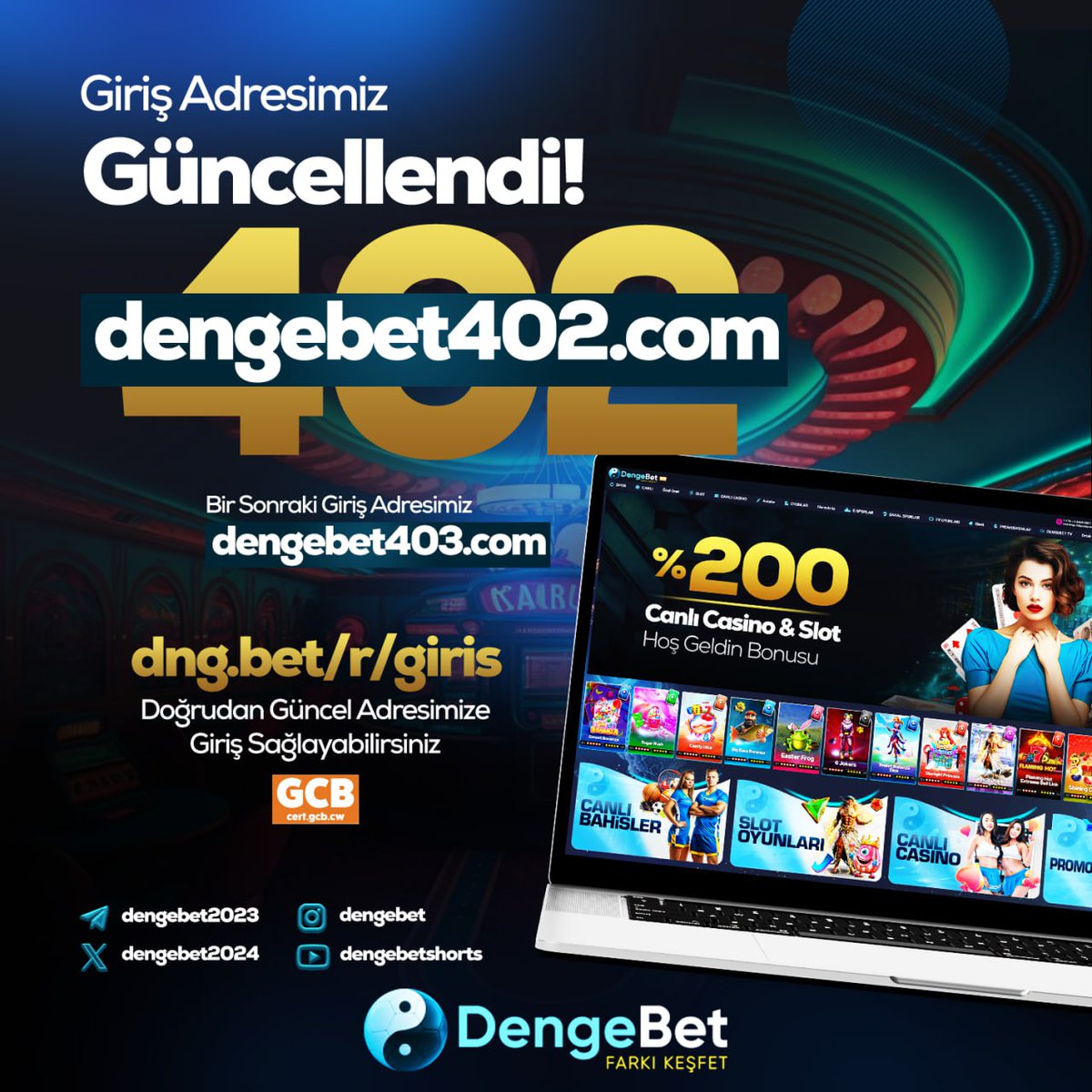 Site Adresimiz dengebet402.com Olarak Güncellenmiştir.