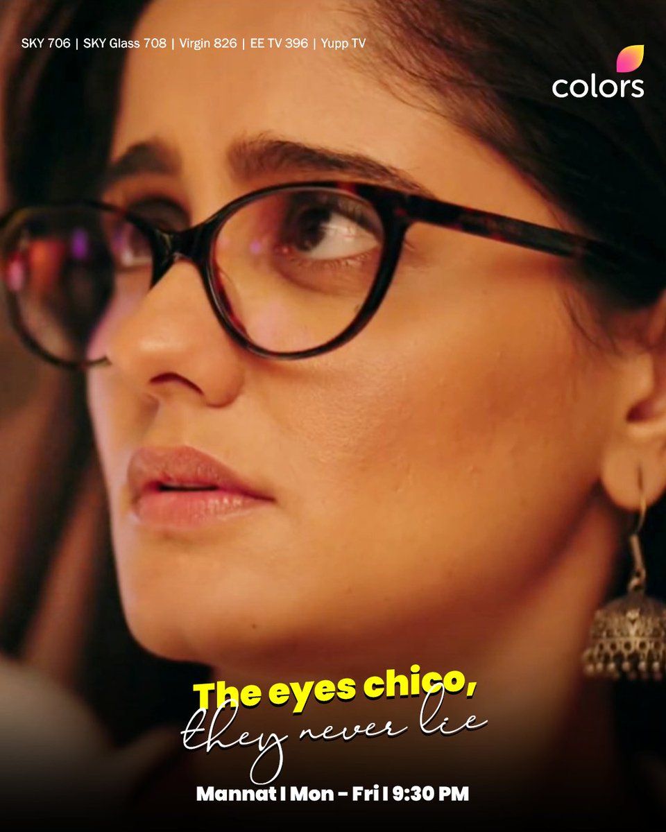 Love that is visible in the eyes&gt;&gt;&gt;♥

Mannat I Mon - Fri I 9:30 PM

#ColorsTVUK #UK #UnitedKingdom #London