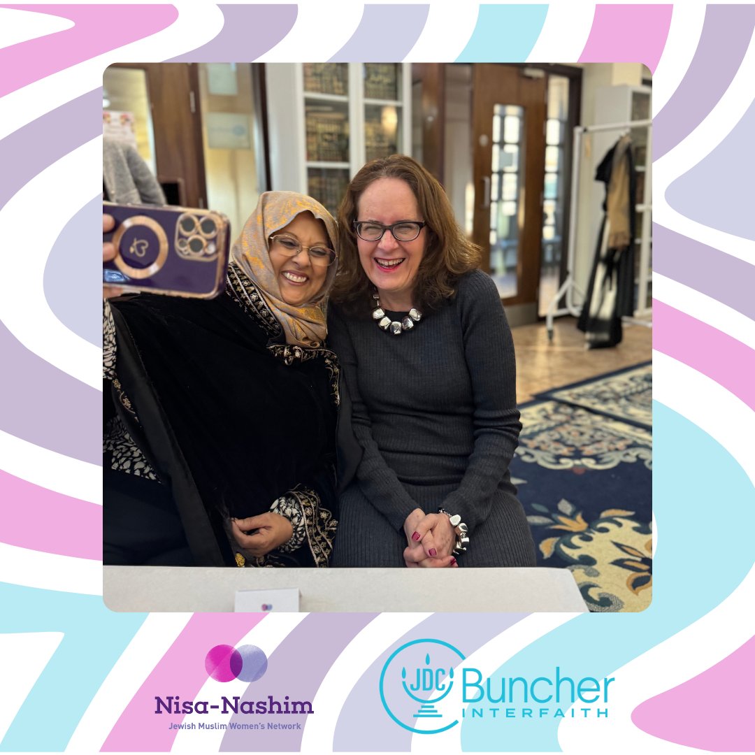 nisanashim's tweet photo. Muslim and Jewish women are creating real change, together.
Our memories are full of milestones and moments of magic.
#WomenWhoLead #FaithFuelled #SisterhoodStrong #NisaNashim #JDC #BuncherInterfaith https://t.co/DOSZRx7Ms3
