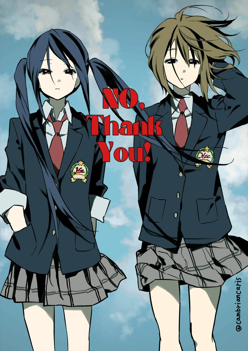 cambriancaris's tweet image. #케이온 #けいおん
NO, Thank You!