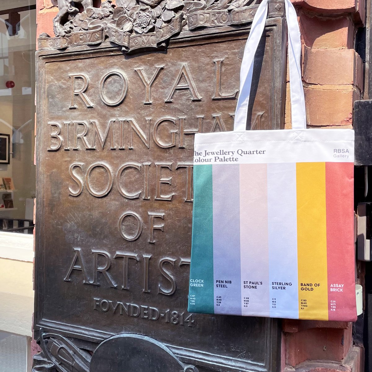 RBSA Gallery (@rbsagallery) on Twitter photo What with the amazing news that Birmingham has been awarded World Craft City status, why not celebrate the area that won the city its award, the one and only Jewellery Quarter!
These wonderful tote bags by <a href="/colour_palettes/">The Colour Palette Company</a> are available in our Gallery Shop and online! What with the amazing news that Birmingham has been awarded World Craft City status, why not celebrate the area that won the city its award, the one and only Jewellery Quarter!
These wonderful tote bags by <a href="/colour_palettes/">The Colour Palette Company</a> are available in our Gallery Shop and online!