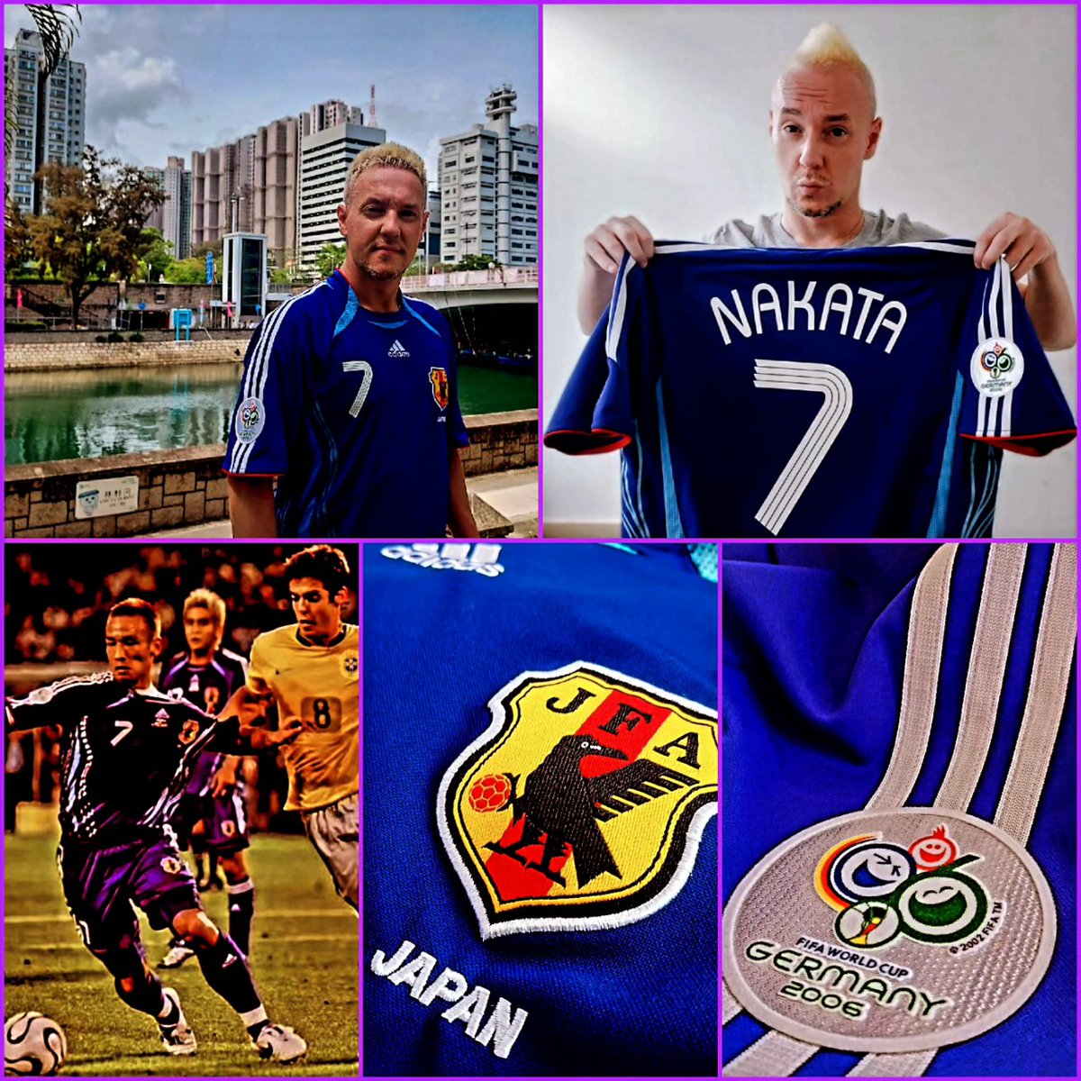 明日、日本代表はオーストラリアと対戦するので、このユニフォームを着ました。日本代表のユニフォームはいくつか持っていますが、中田選手が現役選手として出場した最後のワールドカップだったので、一番最近着たのはこれです。皆さん、良い一週間をお過ごしください。

#サムライブルー #JFA