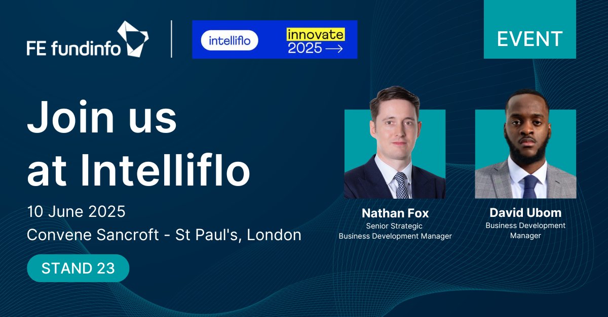 📢FE fundinfo is proud to sponsor Intelliflo London!

Join us onsite to connect, collaborate &amp; explore new ideas with our team.

➡️ Book a meeting with us:
hubs.ly/Q03qC-B60  hubs.ly/Q03qC-B60  

#Intellifllo #Fefundinfo  #WealthManagement #Assetmanagement