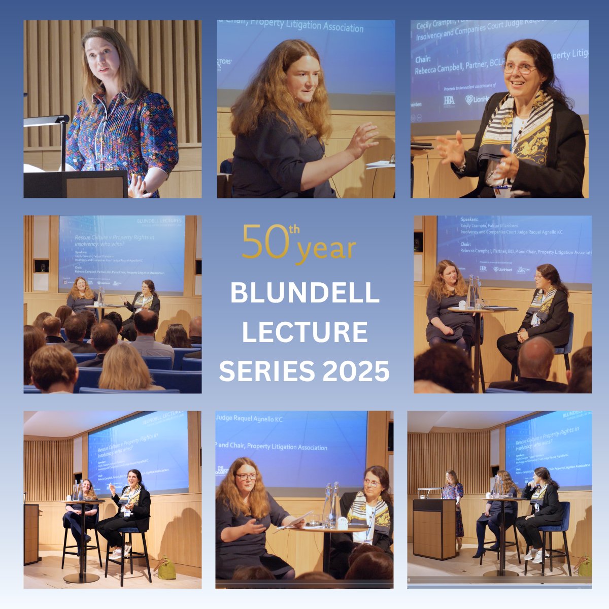 FalconChambers1's tweet image. The first of the four Blundell Lectures of 2025 took place yesterday evening at the Inner Temple Venue.
Many thanks to Lecturers Insolvency and Companies Court Judge Raquel Agnello KC and Cecily Crampin, and to the Chair Rebecca Campbell, BCLP.
blundell-lectures.org/#lectures