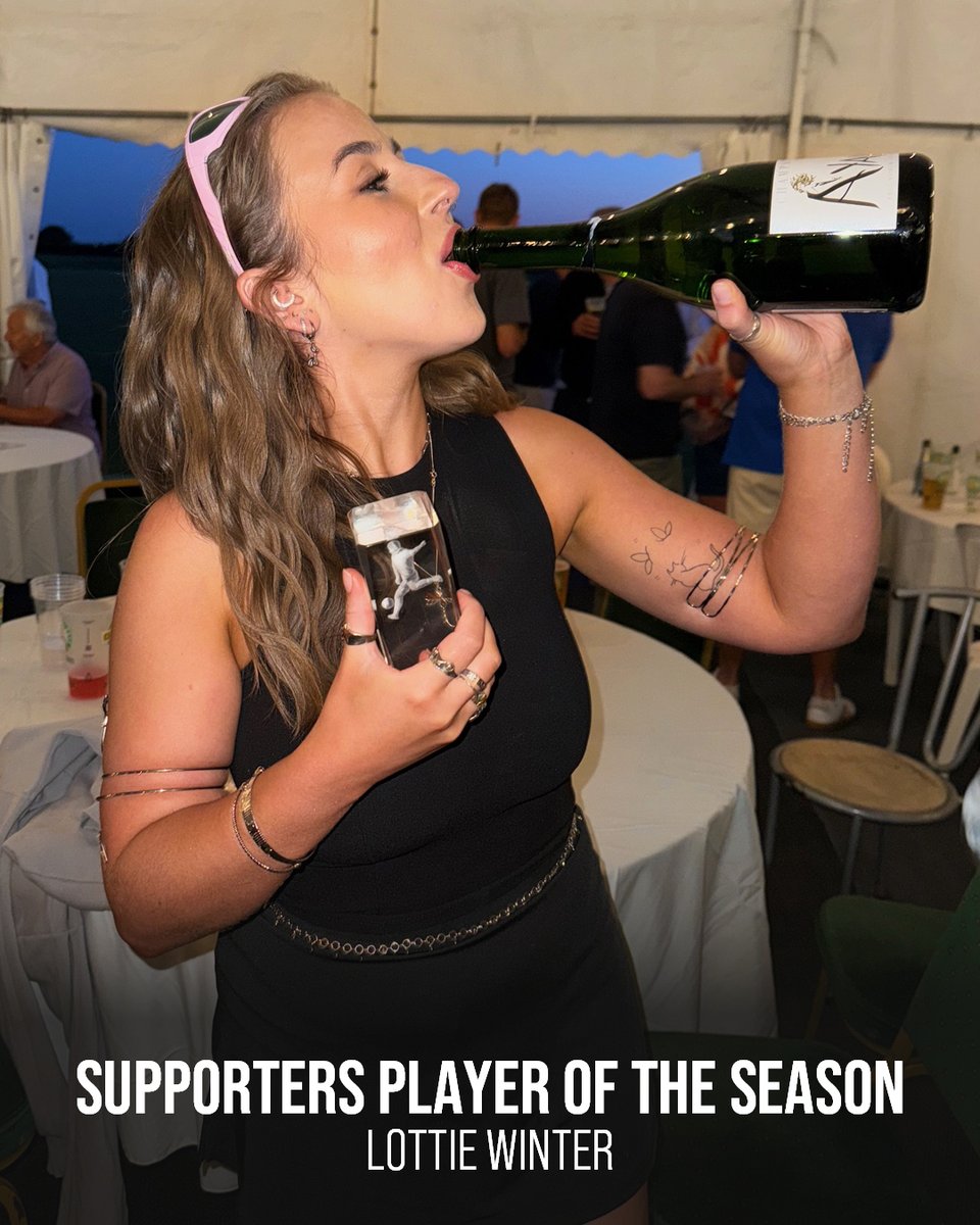 Bishops Cleeve FC (@bishopscleevefc) on Twitter photo ๐ SUPPORTERS PLAYER OF THE SEASON - LOTTIE WINTER
A superb season for the fan favourite who made the joint most appearances for the <a href="/cleeveladies_fc/">Bishops Cleeve Ladies FC</a> Firsts ๐
Lottie excelled in midfield & defence, filled in as captain, ticked off Media duties & sold Belgian pigs for Colly ๐ท ๐ SUPPORTERS PLAYER OF THE SEASON - LOTTIE WINTER
A superb season for the fan favourite who made the joint most appearances for the <a href="/cleeveladies_fc/">Bishops Cleeve Ladies FC</a> Firsts ๐
Lottie excelled in midfield & defence, filled in as captain, ticked off Media duties & sold Belgian pigs for Colly ๐ท
