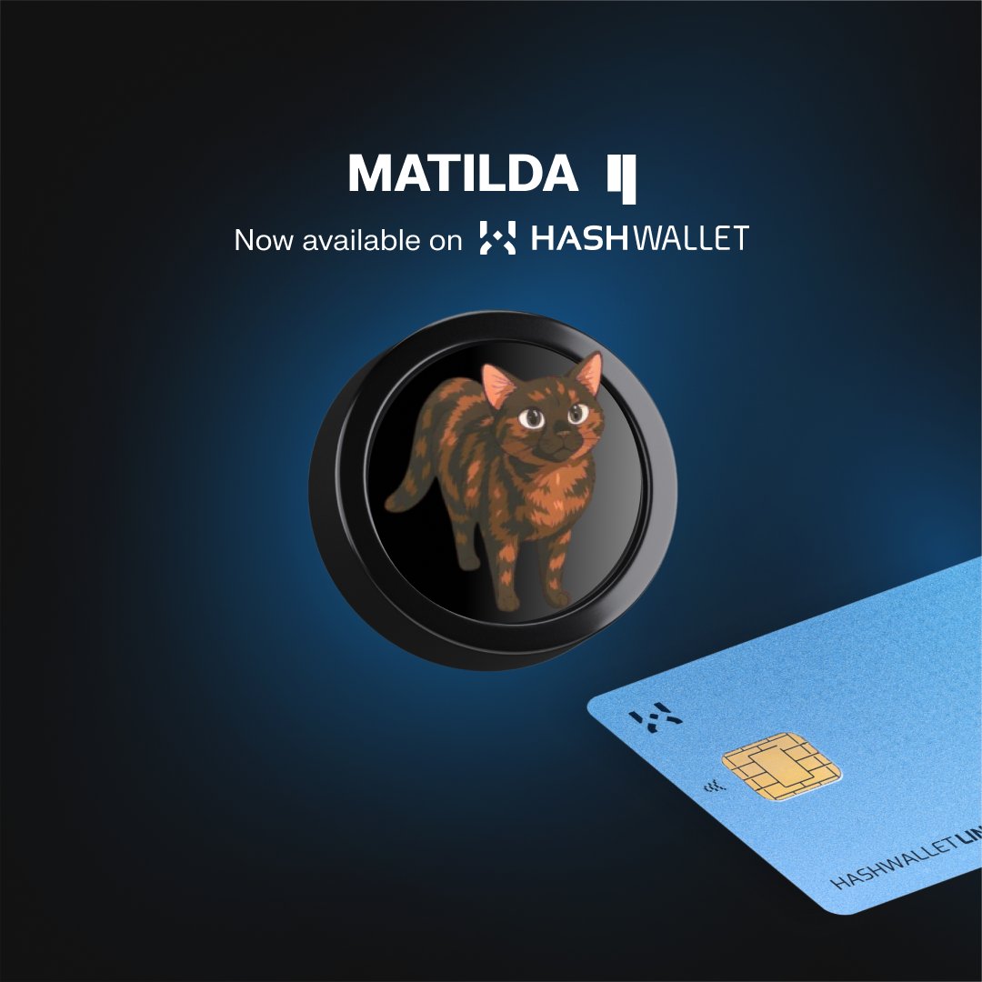 Satoshi's cat, Matilda, is now purr-fectly available on HASHWallet! 😼

Don't have yours yet?👇🏻
gethashwallet.com/buy

✨ Key Features:
  🔄 Decentralized recovery process
  ♾️ Manage unlimited number of seeds
  👨‍👩‍👧‍👦 Inheritance without sharing keys

#QubicWallet