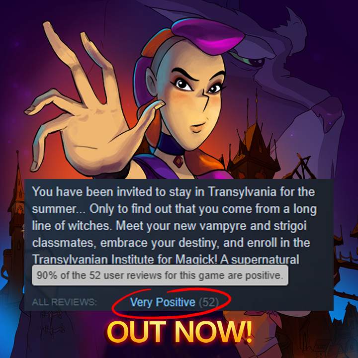 Proud to announce that Near-Mage is certified Very Positive on Steam! 

Thank you to everyone who got the game &amp; left a review ♥ 

Proud of this game, proud of Cami and Chris.