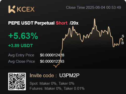 Join me on KCEX <a href="/KCEX_Official/">KCEX</a> to enjoy the lowest fees in the market, free withdrawals, and up to 1000 USDT in futures bonuses! Use my invitation code U3PM2P and click here to sign up now: kcex.com/register?invit…