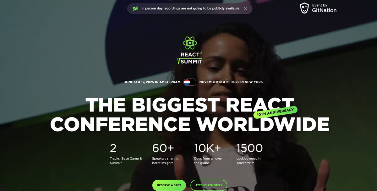 shrutikapoor08's tweet image. 🔥 REACT SUMMIT RAFFLE WINNER ANNOUNCEMENT

❤️ Congratulations to @AkankshaKana  for winning a FREE ticket to @ReactSummit ! 

React Summit is bringing together the world&apos;s top developers and thought leaders on June 13th and 17th in Amsterdam.