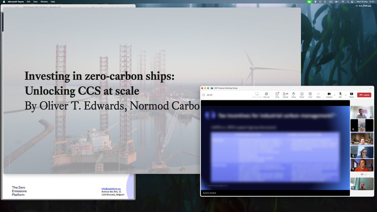 Honoured to present at <a href="/ZEPlatform/">Zero Emissions Platform (ZEP)</a>, the EU’s official advisor on industrial carbon management.

Shared my CO₂ shipping article with bankers, insurers &amp; policymakers.

Big thanks to <a href="/EPernot/">Ayvard Pernot</a>, Secretary-General, for the invite!