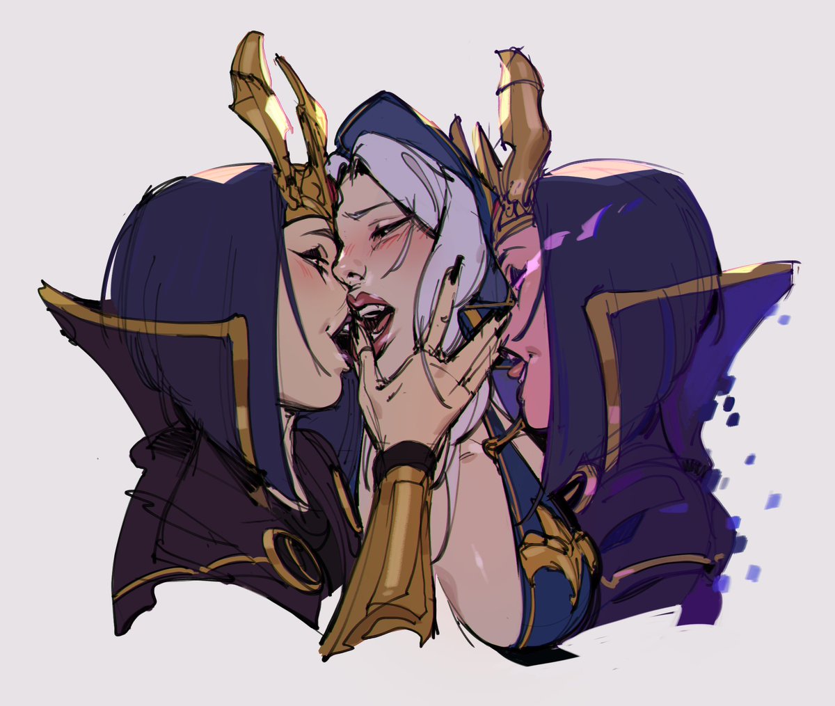artbynips's tweet photo. Happy pride League of Legends edition 😌🏳️‍🌈 #PrideMonth https://t.co/TB7EOInaUj