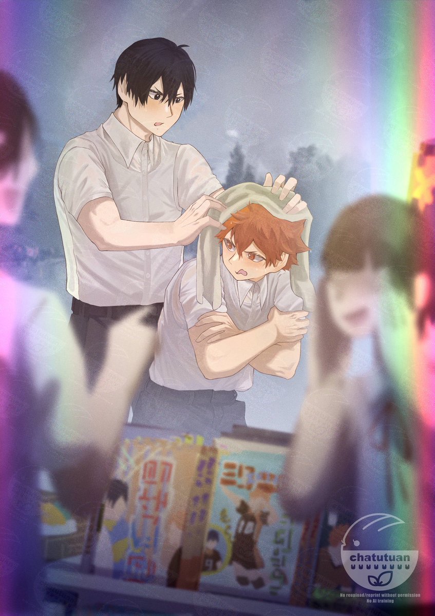 chatutuan's tweet image. 「☔️」

#影日 #kagehina  #kghn