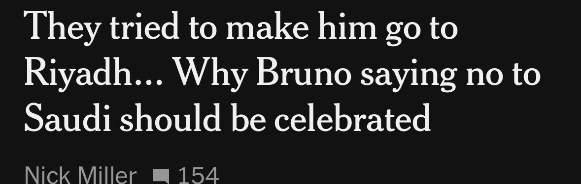 Credit where it’s due this is an absolute banger of a headline from ⁦<a href="/TheAthletic/">The Athletic</a>⁩