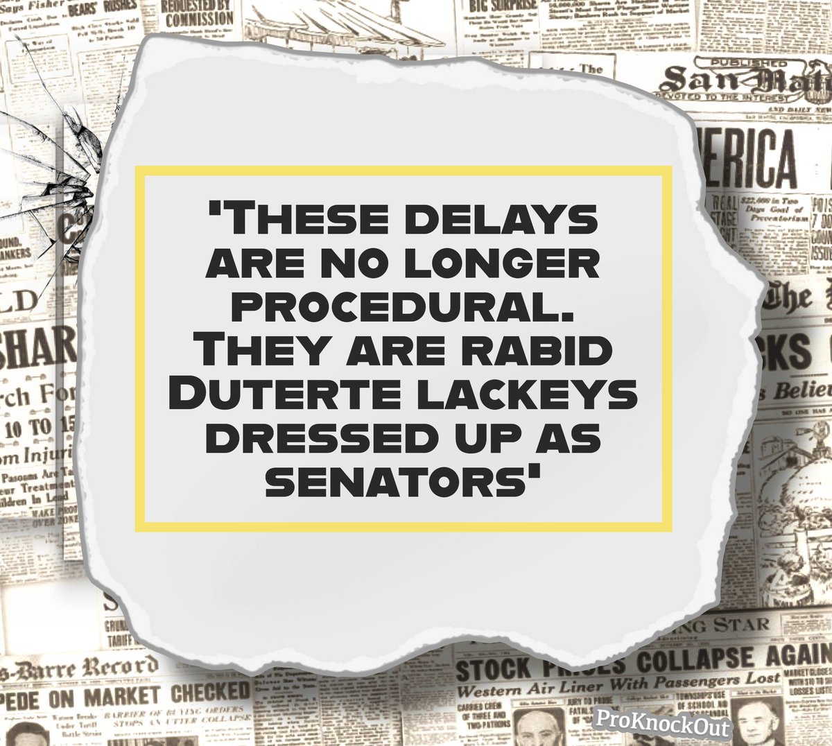 If I may rephrase a trending quote:

#ConvictSara