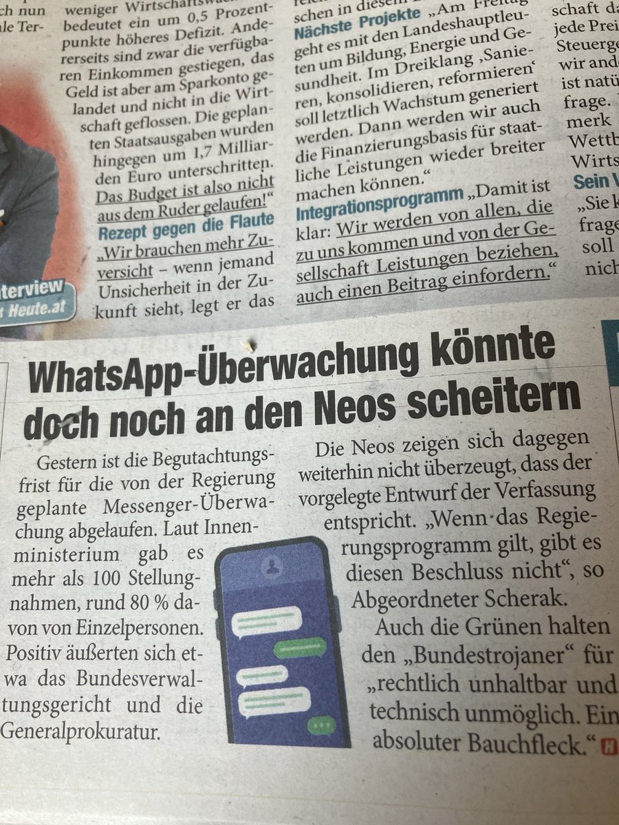 Wenn sich die Regierung angesichts der akuten Terrorbedrohung mit Gefährdern im 3stelligen Bereich nicht auf ein schlagkräftiges Modell einigt, zeigt sie gleich zu Beginn, dass sie an den wesentlichen Herausforderungen bei der Sicherheit scheitert #Messengerüberwachung