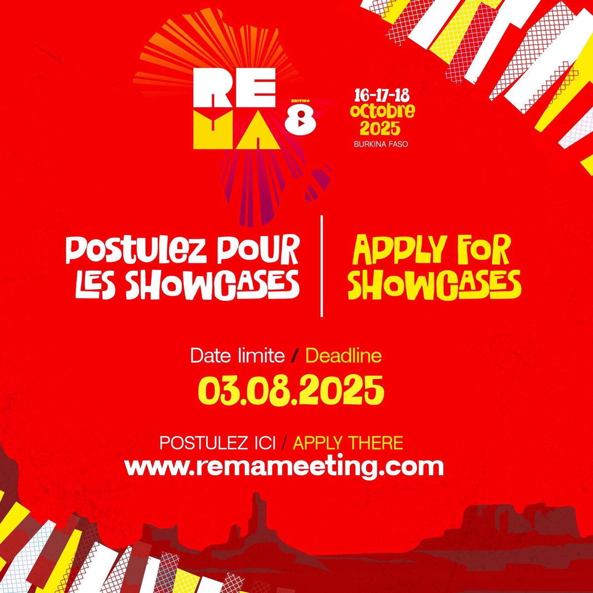 Opportunity for music bands to perform in Ouagadougou 
#REMA8 
#RCBvsPBKS